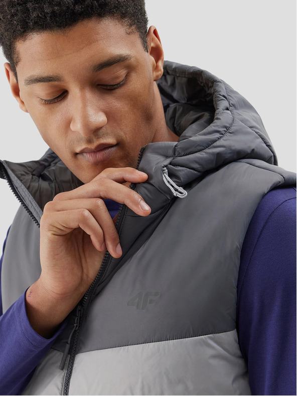 4F Moški puhast jopič s polnilom iz umetnega perja 4F