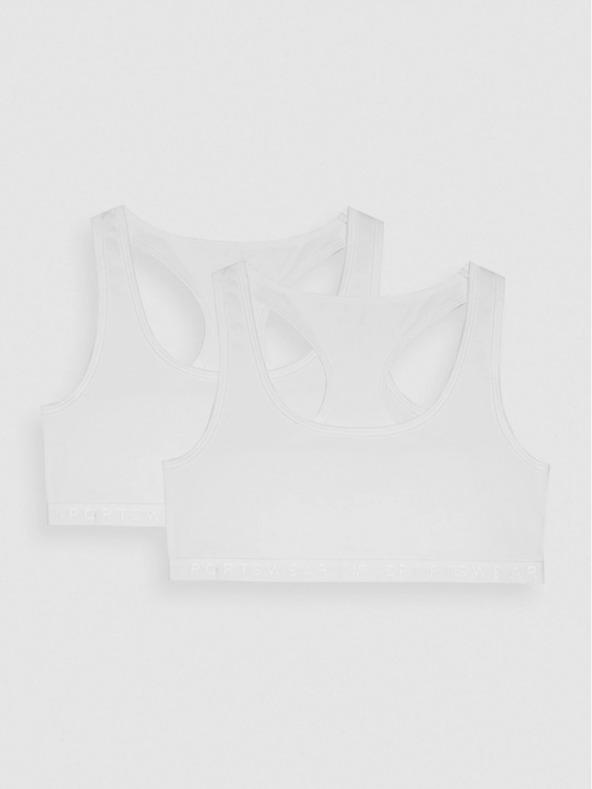 4F Ženski bombažni modrček za vsakodnevno nošenje 4F 2 kosa