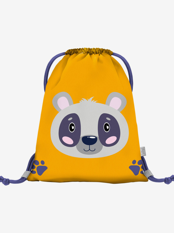 BAAGL  Rumena predšolska torba Baagl Raccoon