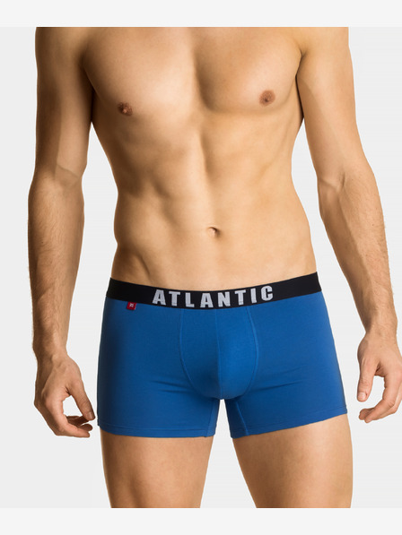 Atlantic Moške boksarice ATLANTIC 3-PACK - roza, modra, mornarska