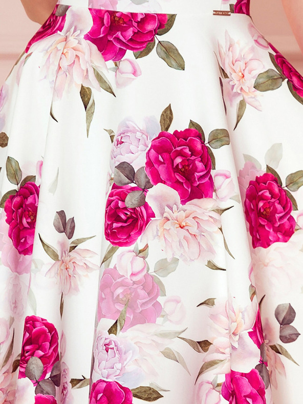 numoco Obleka s sladkim izrezom - vrtnica Numoco