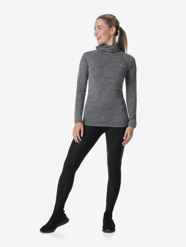 Kilpi Siva ženska športna majica s kapuco Kilpi Ninja