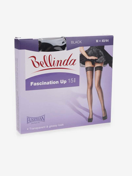 Bellinda Črne Bellinda ženske nogavice FASCINATION UP 15 DEN
