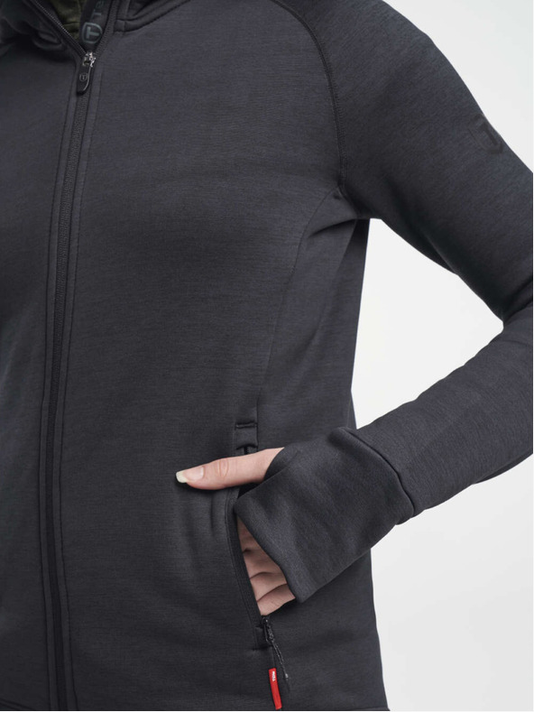 Tenson ženska jopa s kapuco TENSON TXlite Hoodie W črna