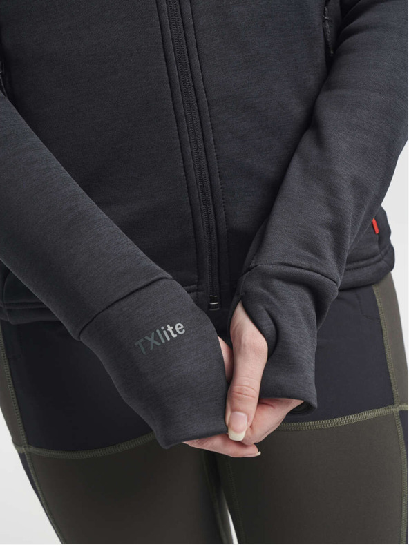 Tenson ženska jopa s kapuco TENSON TXlite Hoodie W črna