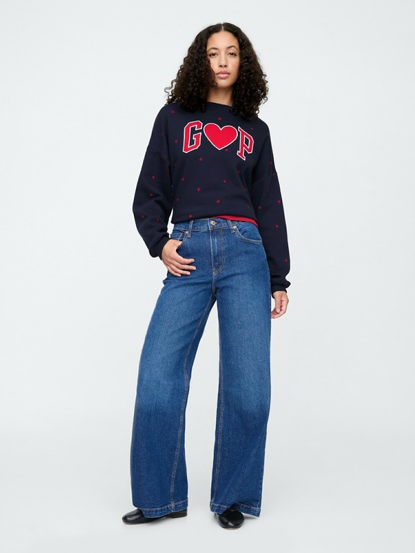 GAP Oversize pulover z logotipom GAP