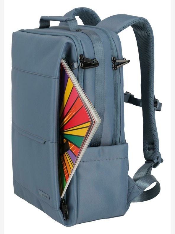 Travelite Nahrbtnik Travelite Workfloow Backpack M Denimblue
