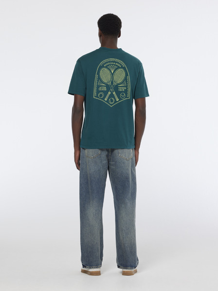 Scotch & Soda Temno zelena moška majica Scotch & Soda