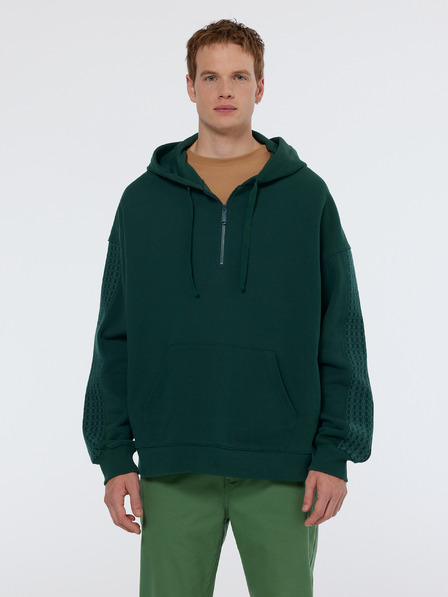 Scotch & Soda Temno zelena moška kapuca Scotch & Soda