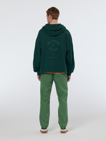 Scotch & Soda Temno zelena moška kapuca Scotch & Soda