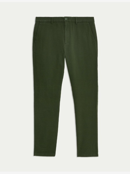 Marks & Spencer Ozke hlače chino Ultimate Marks & Spencer zelene
