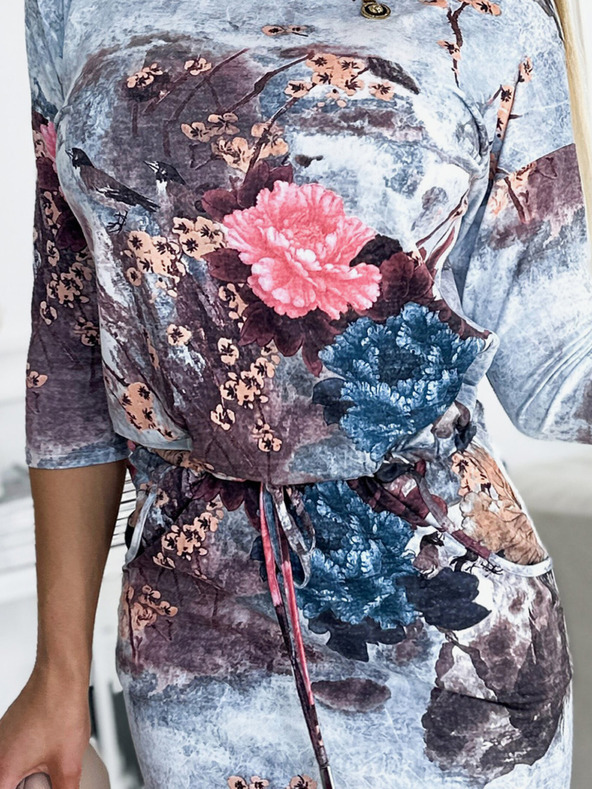 numoco Športna obleka - cvetje na kamnitem ozadju Numoco