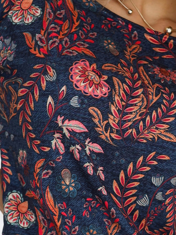 numoco Športna obleka z žepi - listi na kavbojkah Numoco