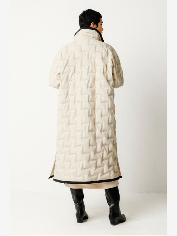 SKFK Kremni ženski zimski plašč SKFK