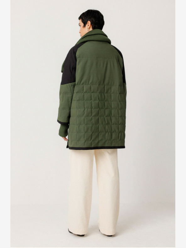 SKFK Zeleni ženski zimski plašč SKFK