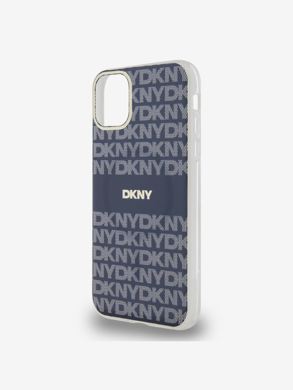 DKNY PC/TPU Repeat Pattern Tonal Stripe Magsafe Back Cover za iPhone 11 Blue DKNY