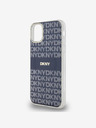 DKNY PC/TPU Repeat Pattern Tonal Stripe Magsafe Back Cover za iPhone 11 Blue DKNY