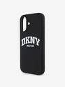 DKNY DKNY Tekoči silikonski logotip loka MagSafe hrbtni ovitek za iPhone 16 črn
