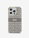 DKNY PC/TPU Repeat Pattern Tonal Stripe Magsafe Back Cover za iPhone 14 Pro Max Beige DKNY