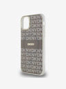 DKNY PC/TPU Repeat Pattern Tonal Stripe Magsafe Back Cover za iPhone 11 Beige DKNY