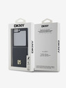 DKNY DKNY PU usnje Stack Logo hrbtni ovitek za Samsung Galaxy Z Flip 6 Black