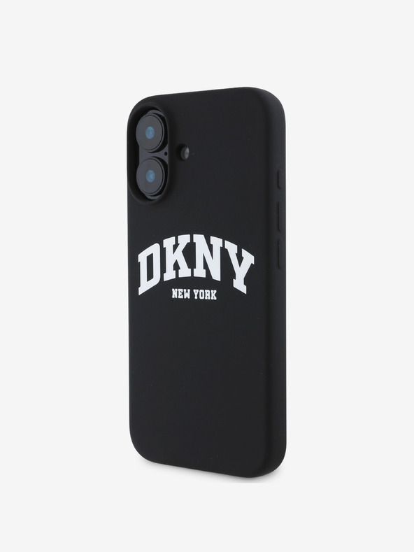 DKNY DKNY Liquid Silicone Arch Logo MagSafe Back Cover za iPhone 16 Plus Black