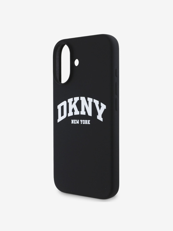 DKNY DKNY Liquid Silicone Arch Logo MagSafe Back Cover za iPhone 16 Plus Black