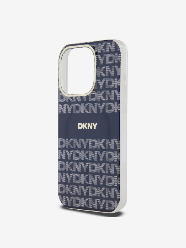 DKNY PC/TPU Repeat Pattern Tonal Stripe Magsafe Back Cover za iPhone 13 Pro Blue DKNY
