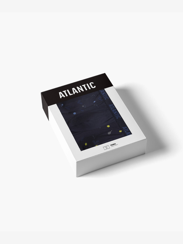 Atlantic Moške bokserice ATLANTIC 3Pack - temno modre