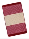 Bellatex Kopalniška preproga 60x100cm chevron bordo Bellatex