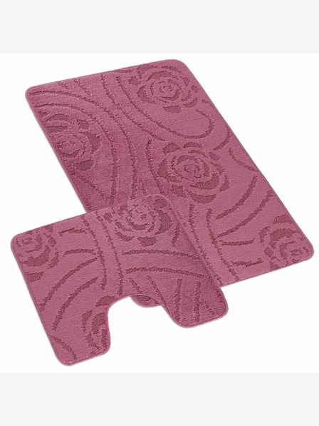 Bellatex Kopalniška in straniščna preproga rose lilac Bellatex