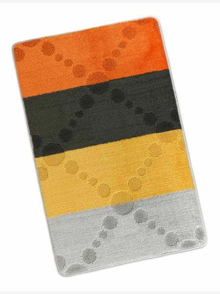Bellatex Kopalniška preproga 60x100cm siva in rumena Bellatex