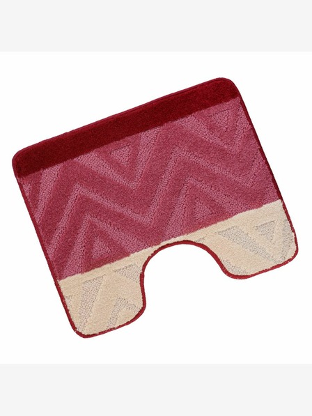 Bellatex Toaletna preproga 50x60cm chevron bordo Bellatex