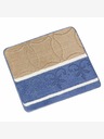 Bellatex Toaletna preproga 50x60cm ornament modra in bež Bellatex