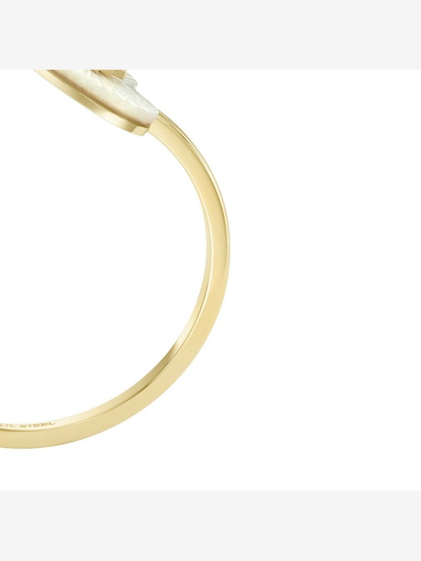 Fossil Ženski jekleni prstan Fossil