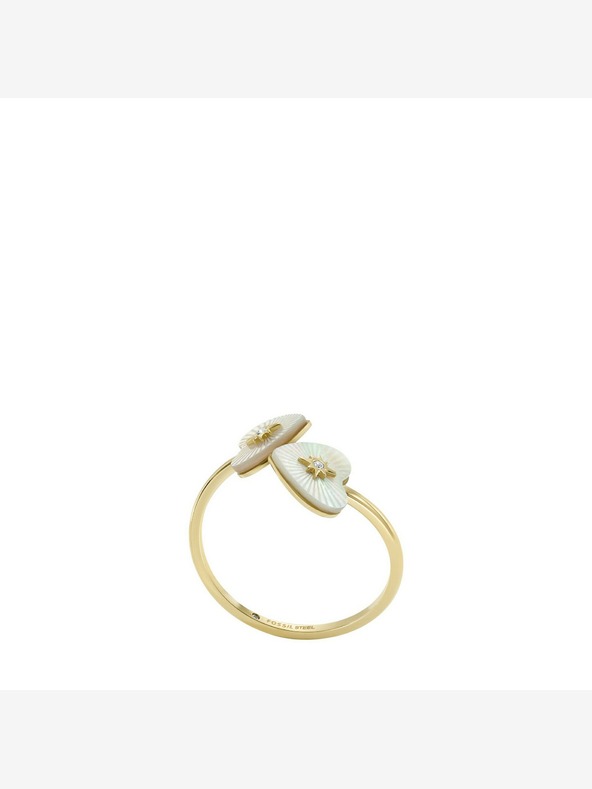 Fossil Ženski jekleni prstan Fossil