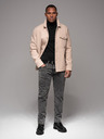 Ombre Clothing Moške hlače iz džinsa STRAIGHT LEG - črne V1 OM-PADP-0133 Ombre Clothing