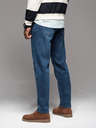 Ombre Clothing Moške hlače iz džinsa STRAIGHT LEG - črne V1 OM-PADP-0133 Ombre Clothing