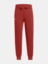 Under Armour Dekliške spodnji del trenirke Under Armour UA Rival Fleece Joggers-GRY