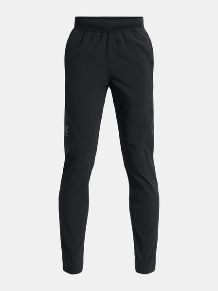 Under Armour Deške športne hlače Under Armour UA Unstoppable Tapered Pant-BLK