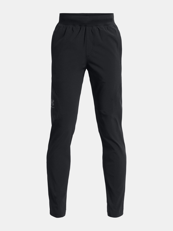 Under Armour Deške športne hlače Under Armour UA Unstoppable Tapered Pant-BLK
