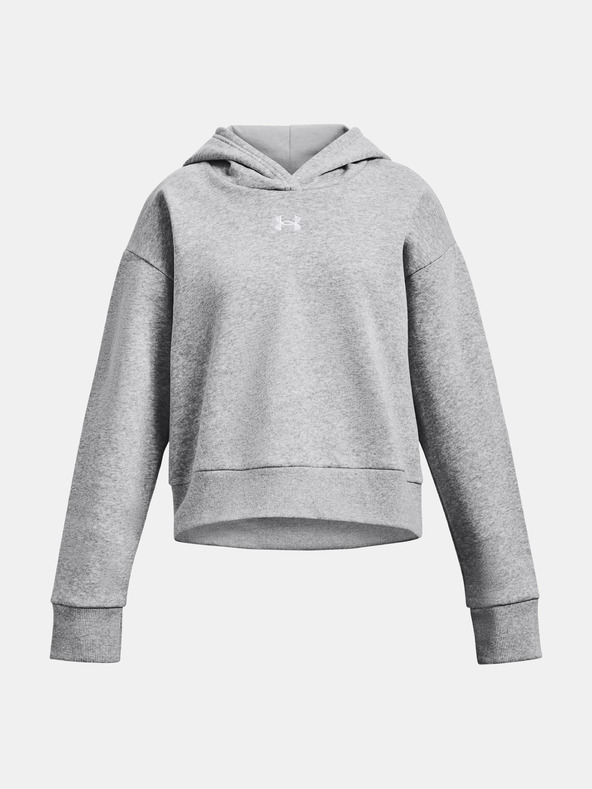 Under Armour Dekliški pulover Under Armour UA Rival Fleece Crop Hoodie-BLK