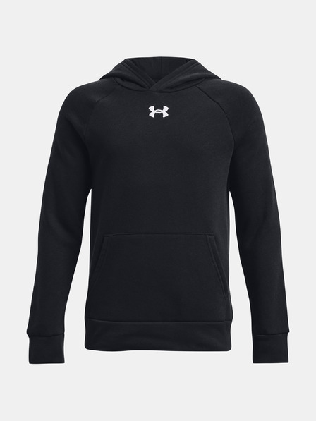 Under Armour Deški pulover Under Armour UA RIVAL FLEECE HOODIE-BRN
