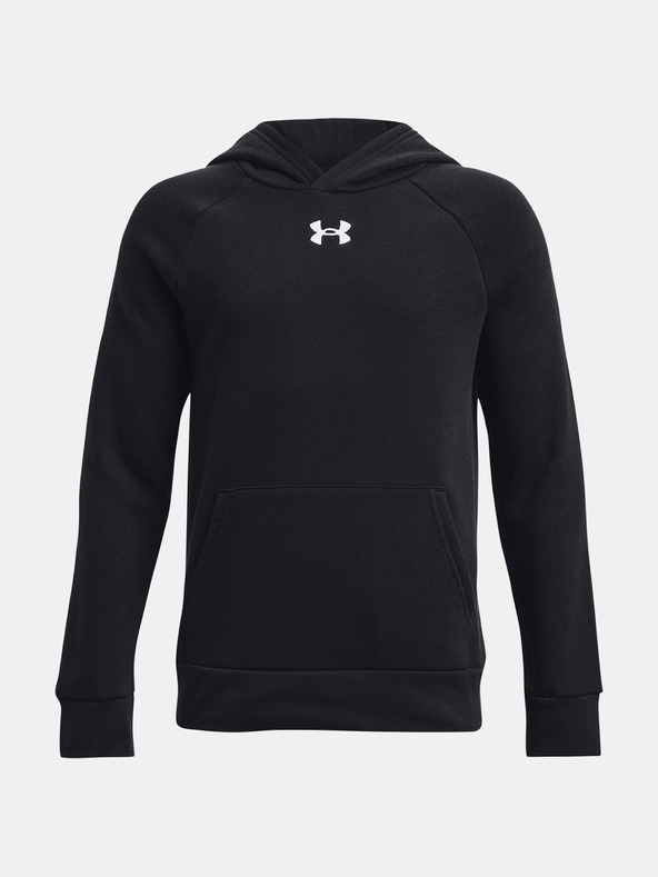 Under Armour Deški pulover Under Armour UA RIVAL FLEECE HOODIE-BRN