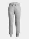 Under Armour Dekliške spodnji del trenirke Under Armour UA Rival Fleece Joggers-GRY