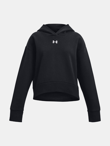 Under Armour Dekliški pulover Under Armour UA Rival Fleece Crop Hoodie-BLK