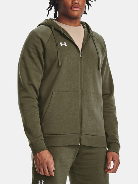 Under Armour Moški pulover Under Armour UA Rival Fleece FZ Hoodie