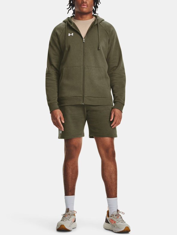 Under Armour Moški pulover Under Armour UA Rival Fleece FZ Hoodie