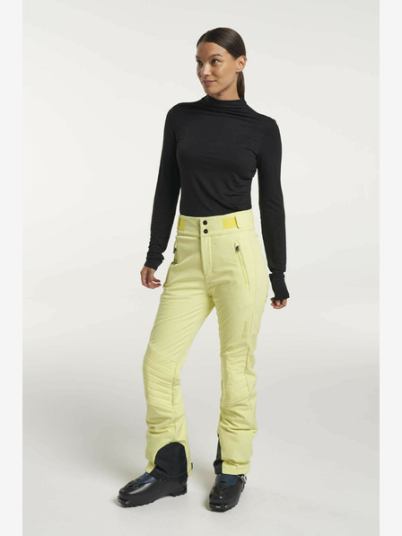 Tenson Ženske smučarske hlače Tenson Grace Softshell W Light Yellow