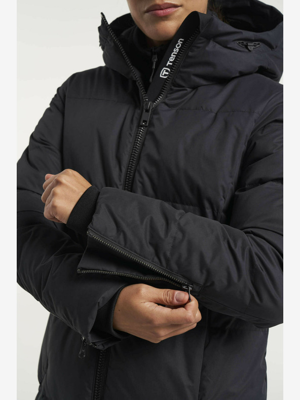 Tenson Ženski zimski plašč za življenjski slog Tenson Shanna 2.0 Down Coat W Black